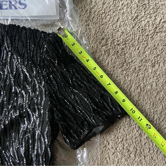 B2 & US by Mark & John Silk Sequins Cocktail Dress - Picture 13 of 14